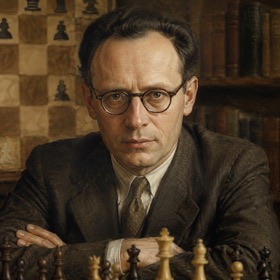 Portrait von Mikhail Botvinnik