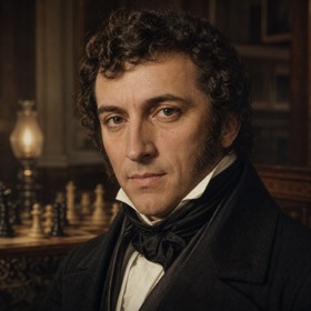Portrait von Louis-Charles Mahé de La Bourdonnais