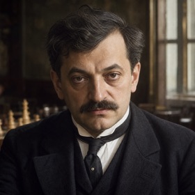 Portrait von Emanuel Lasker