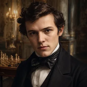 Portrait von Paul Morphy